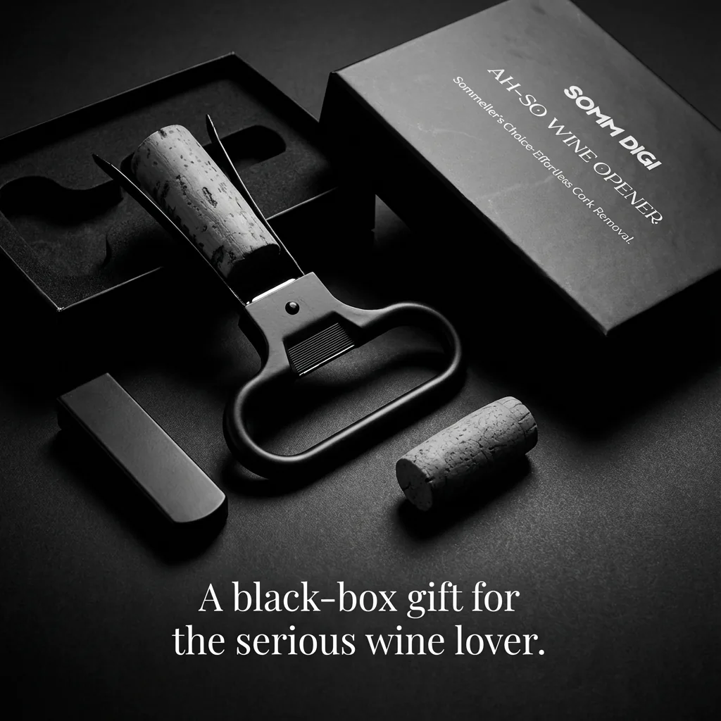 SOMM DIGI Ah-So wine opener in gift-ready black box — best gift for wine collectors