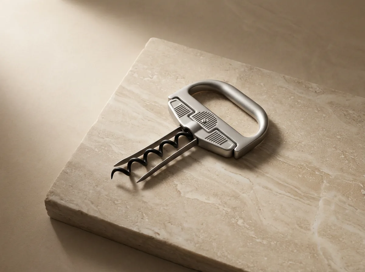 Durand Ah-So wine opener components - industry standard for aged wines